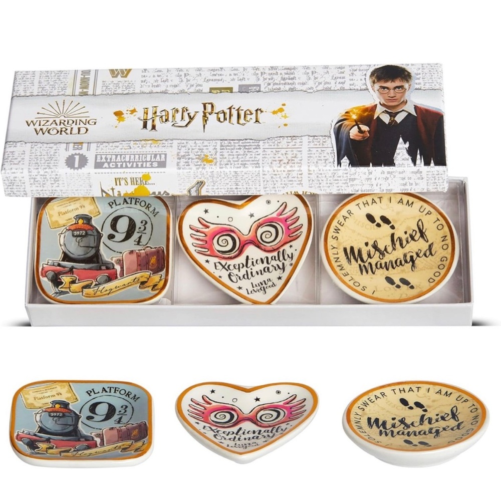 Harry Potter Ceramic Trinket Set